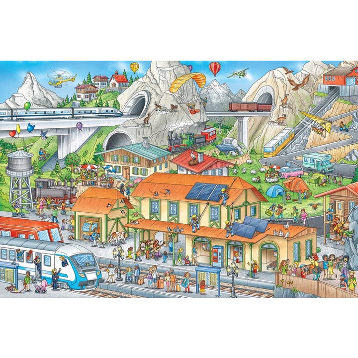 W. W. Norton - Wholesale Preschool Book (3-5) - My Big Wimmelbook® - All Aboard the Train!2