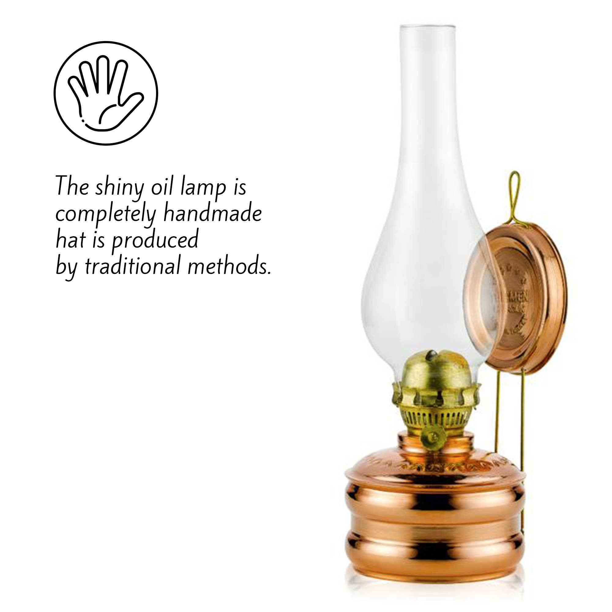 Hakan - Vente Diffuseur d'huile essentielle à chaleur - Lampe à huile murale traditionnelle en cuivre faite à la main2