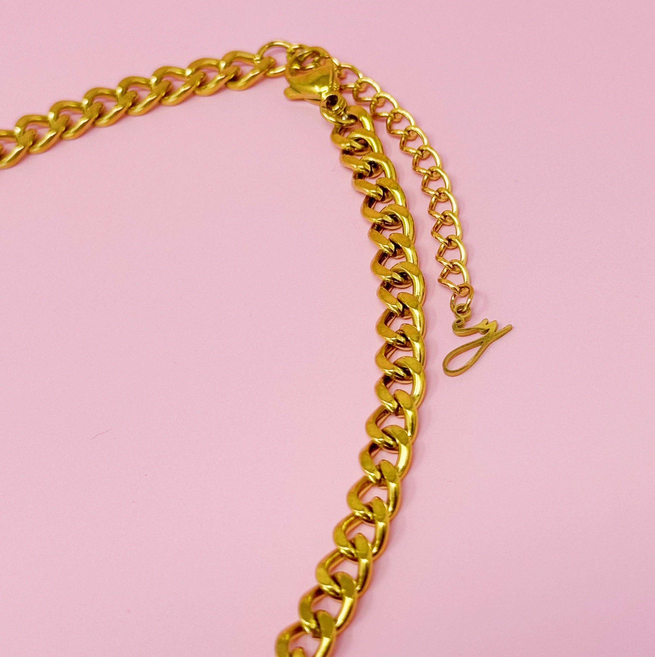 Ellison+Young - Venta al por mayor Collares de cadenas y eslabones - Collar de cadena Golden Luxe4