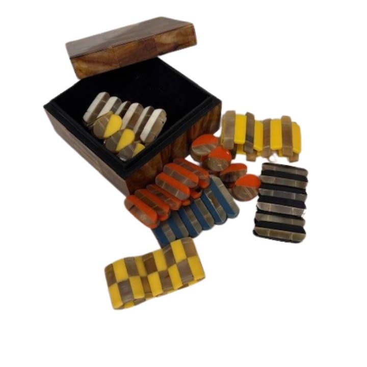 Tanana 2-farvet resin stretcharmbånd for engroshandel hos Shastra Home