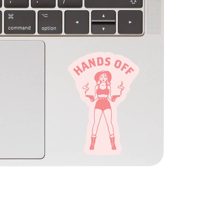 Juju and Moxie - Wholesale Sticker - Hands Off Vinyl Sticker