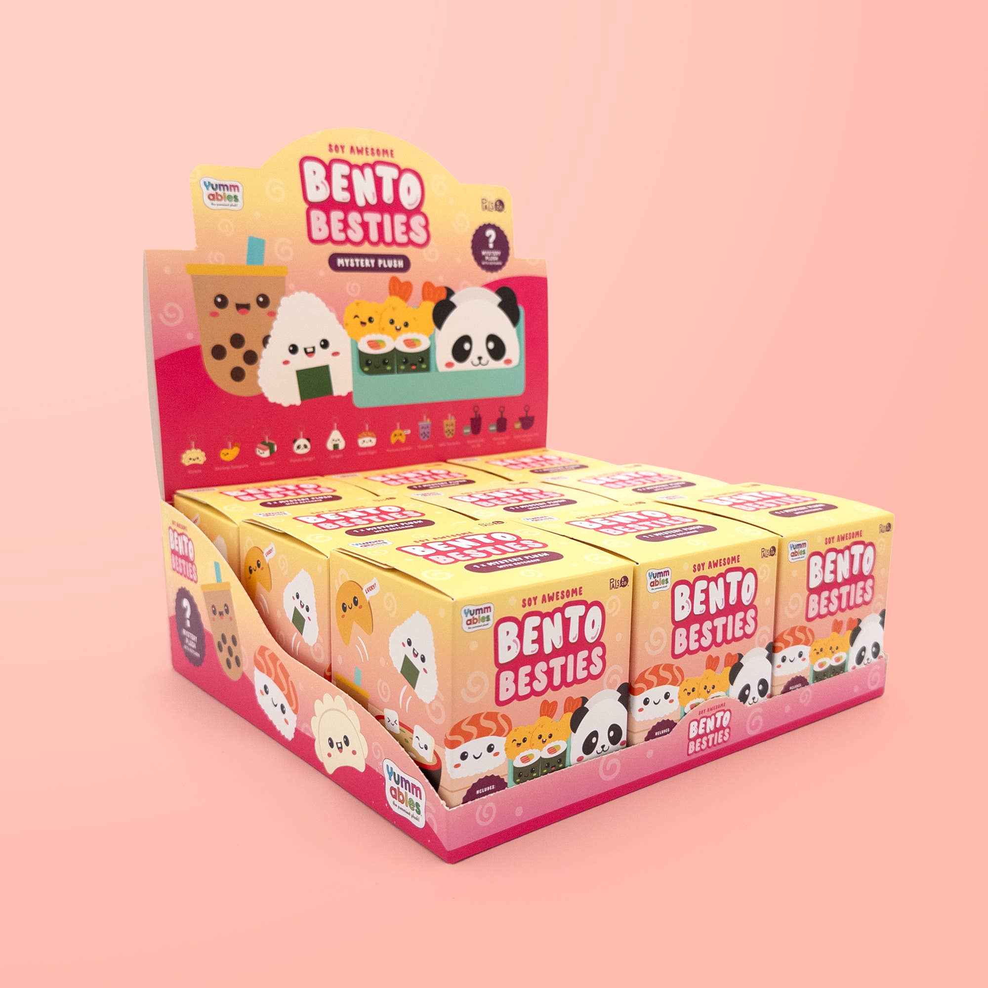 Pals & Co. - Venta al por mayor Peluche - Niños y bebés - Bento Besties - Yummables™ Peluches sorpresa en caja ciega1