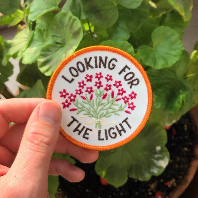 Frog & Toad Press - Wholesale Patch - Looking For the Light Patch1