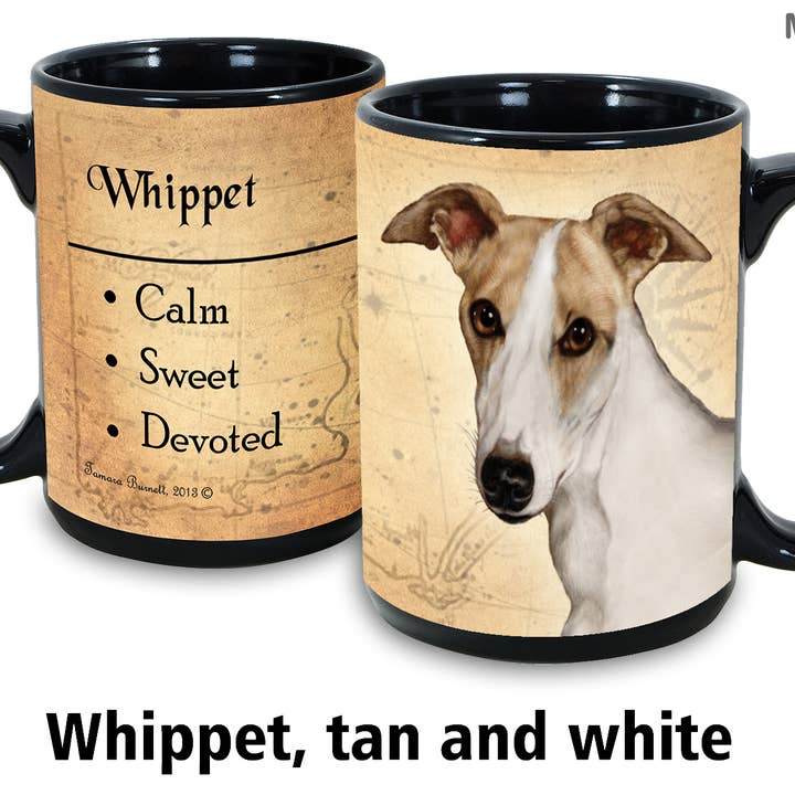 Pet Gifts USA, LLC - Venta al por mayor Taza - My Faithful Friend 15oz Whippet Bronceado y blanco