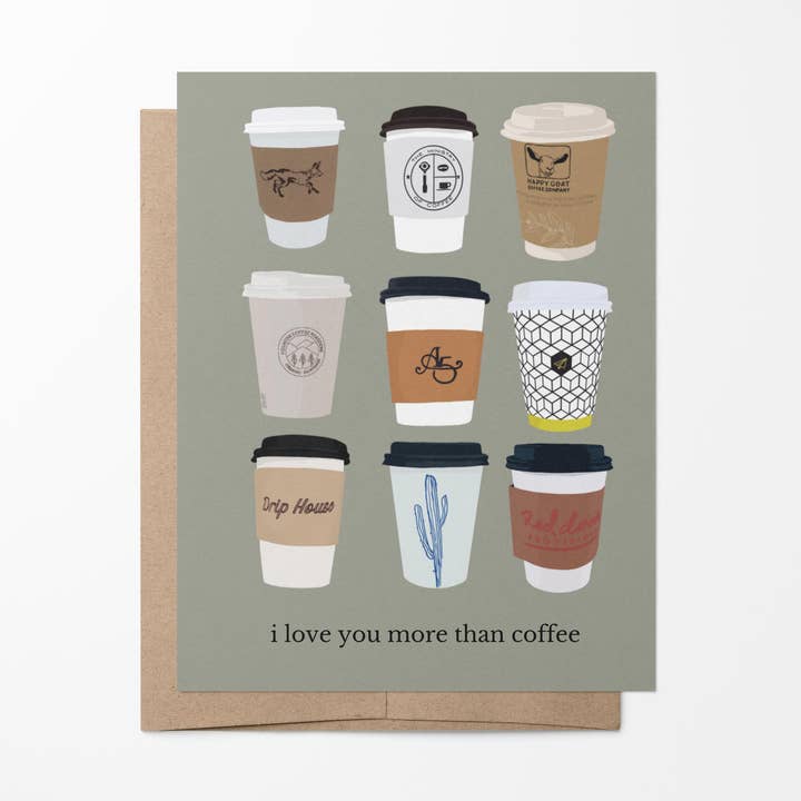 Jag älskar dig mer än kaffe för wholesale av ritual & fern