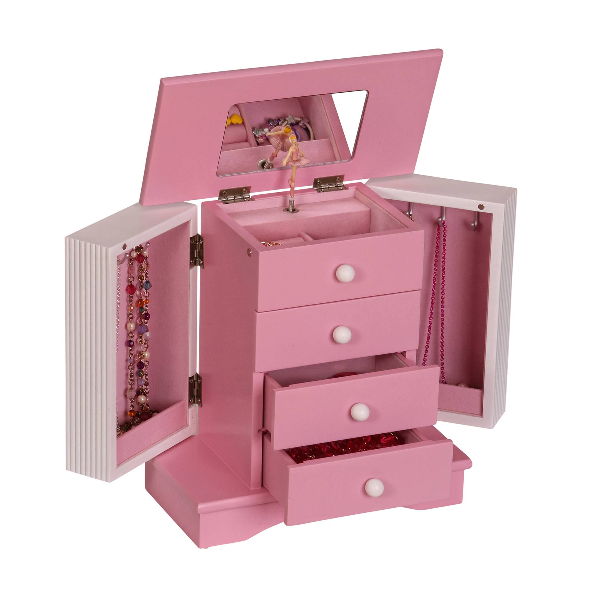 Mele and Co - Wholesale Jewelry Box/Organizer - Kids - Mele and Co Elise Girls Wooden Musical Ballerina Jewelry Box0