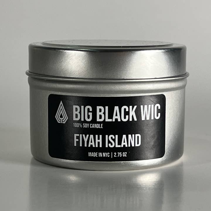 Fiyah Island tin for wholesale by Big Black Wic