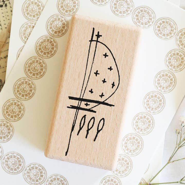 Frimærke - Abstrakt floral No.60 for engroshandel hos Emadam - Art & Design