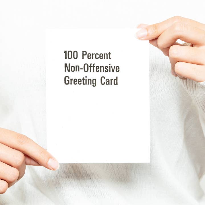 100 Prozent nicht anstößige Grußkarte für den Großhandel von Black River Letterpress & Paper Co.