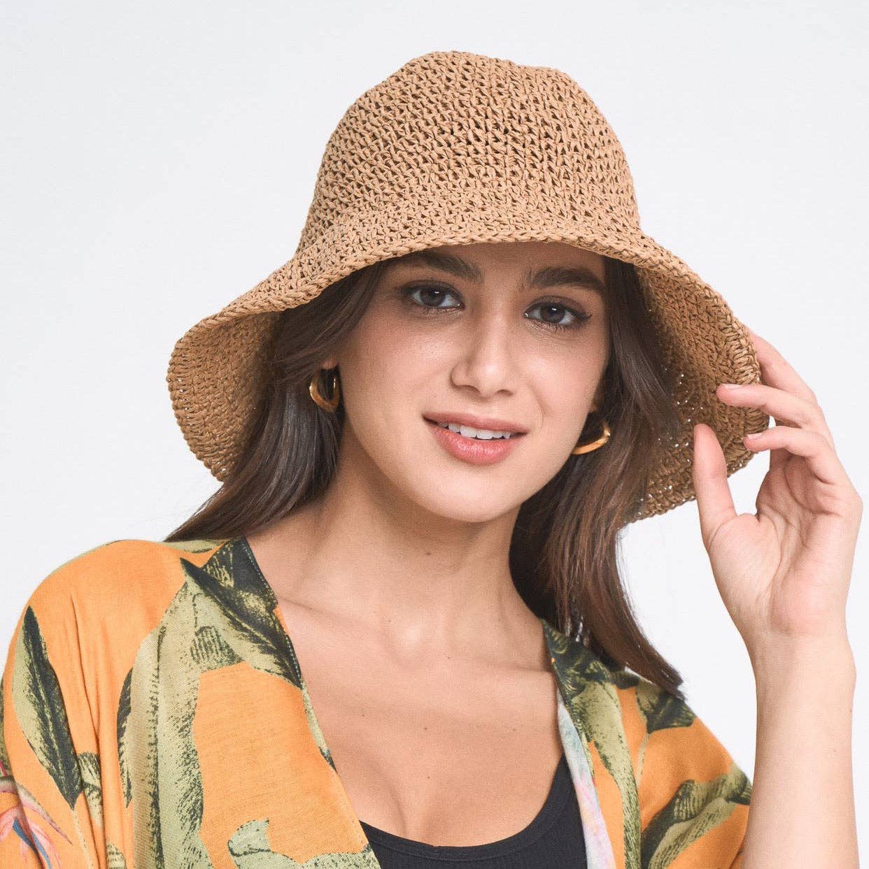 Ellison+Young - Wholesale Bucket Hat - Women's - Collapsible Summer Bucket Hat3