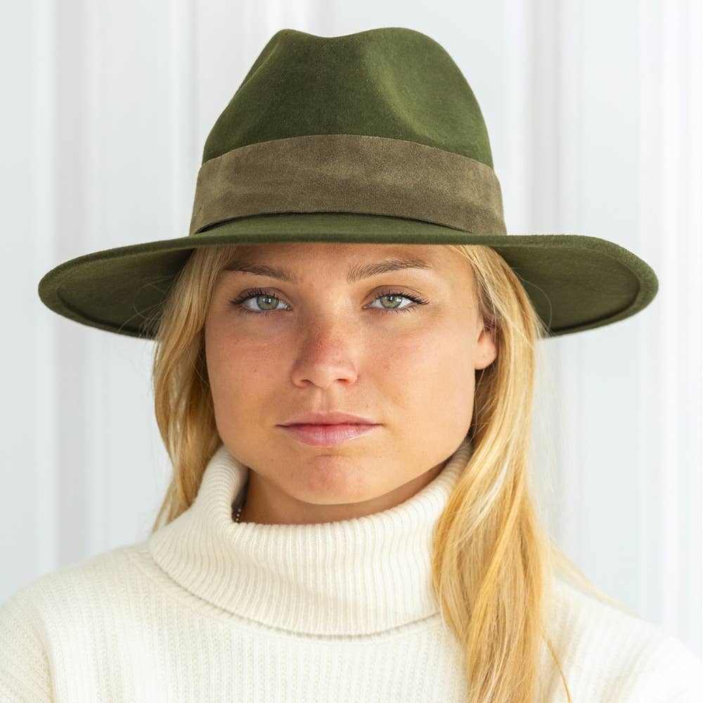 TRAVAUX EN COURS... - Wholesale Fedora - Unisex - WIDE BRIM HAT - leather braid53