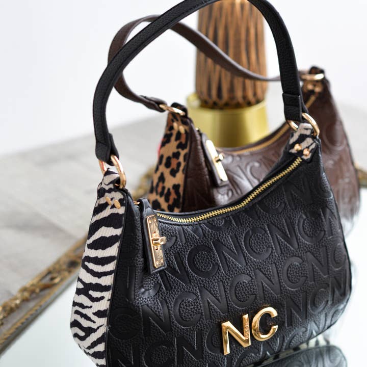NOCO - Wholesale Shoulder Bag - Women's - Black Animal Print Gondola4