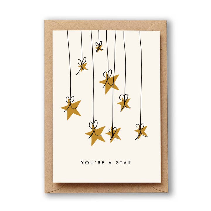 You're a Star card for wholesale by Lucy says I do
