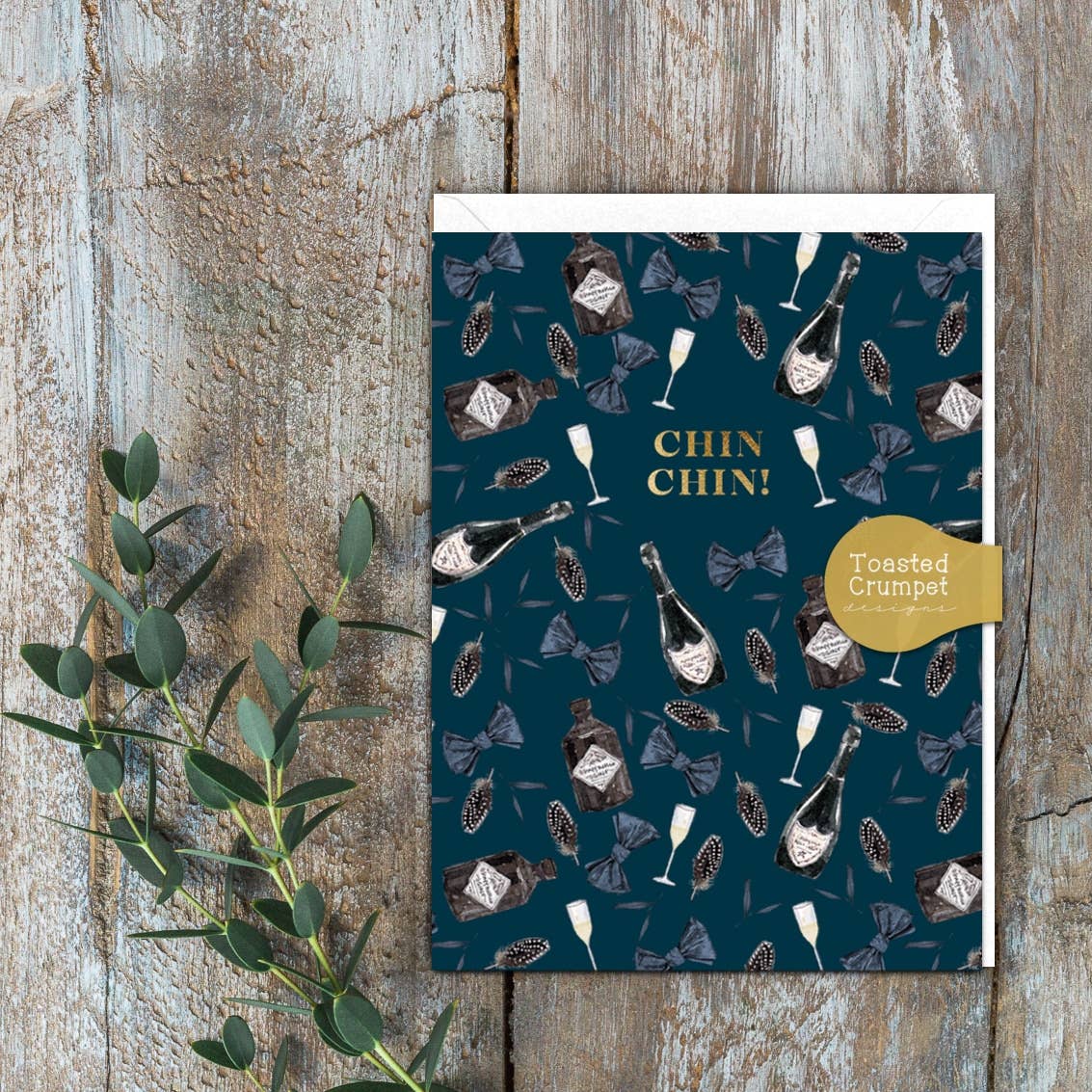 Toasted Crumpet – wholesale Everyday greeting card – Chin Chin Card (Cello-Free)0