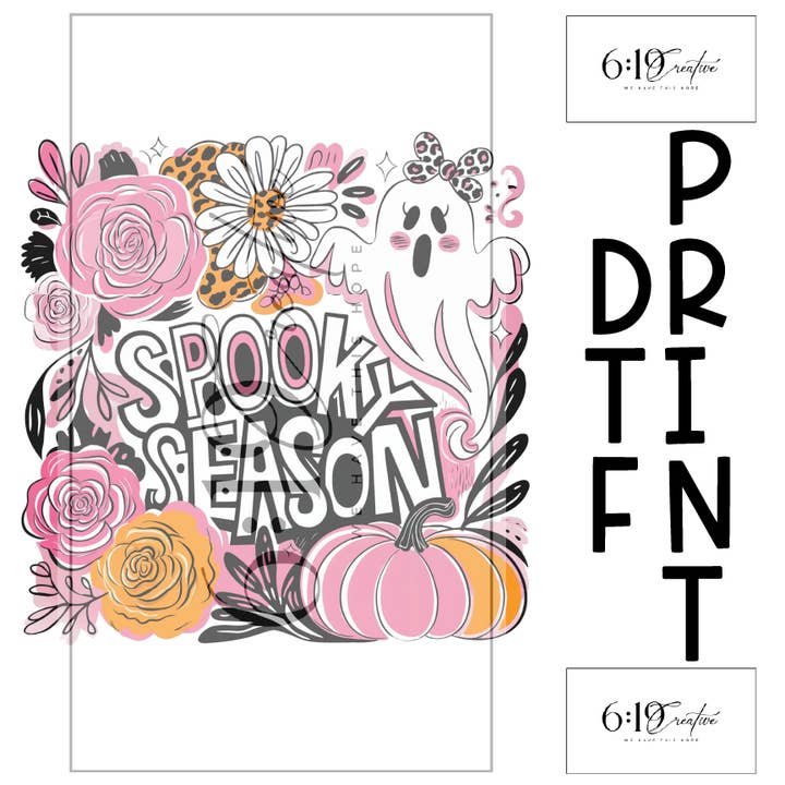 Spooky Season Halloween DTF Print for wholesale by 6:19 Creative