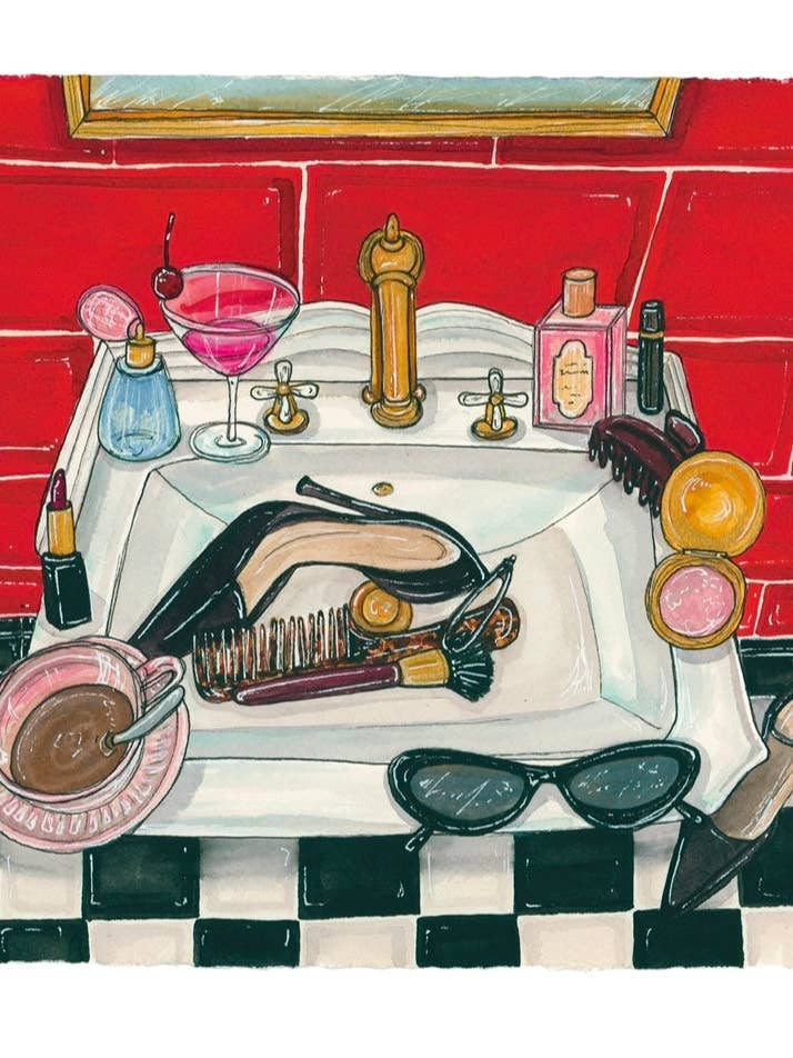 The Art of Getting Ready Fine Art Print for wholesale by artxnikki