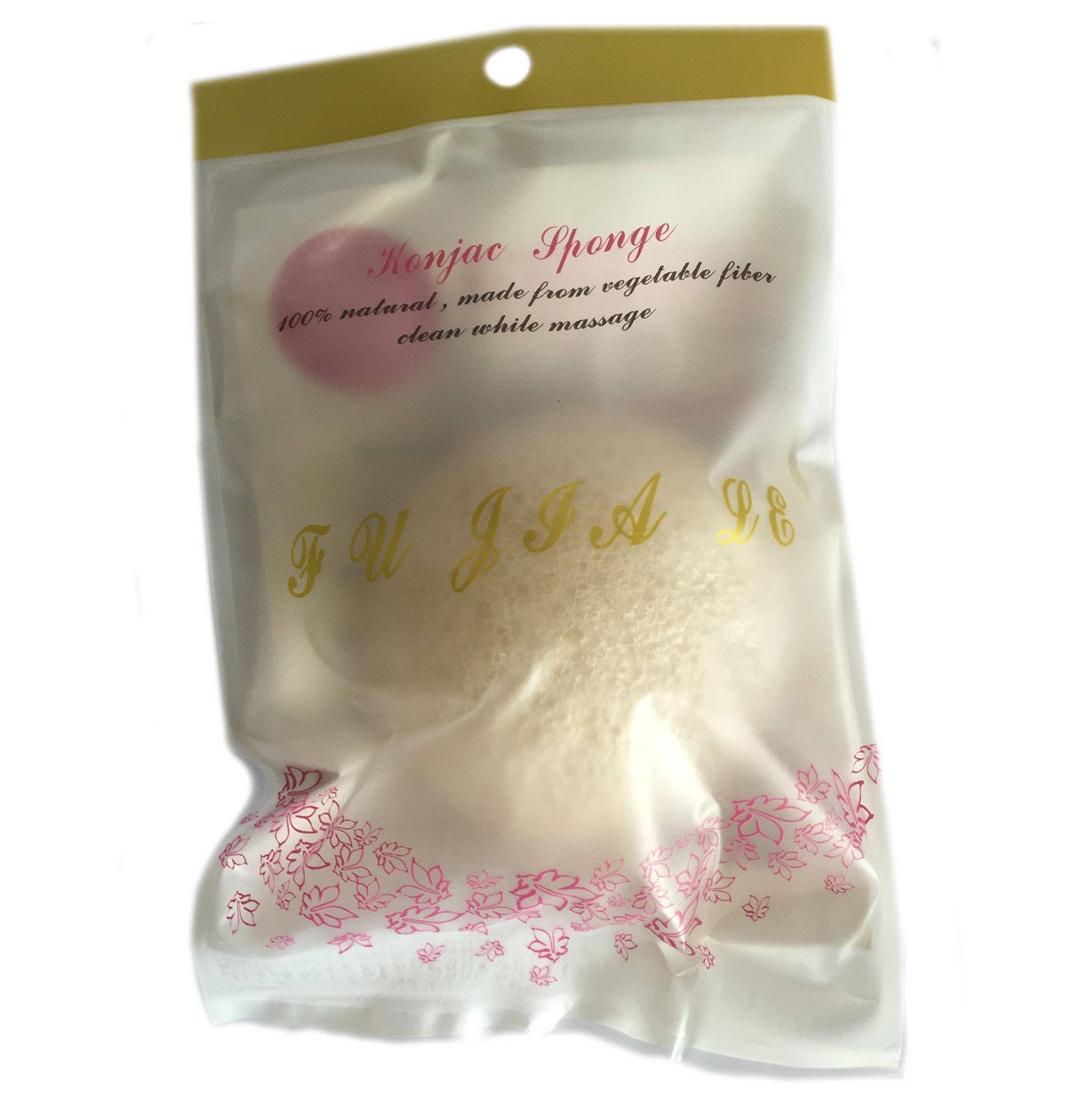 Ancient Wisdom – wholesale Bath pouf/sponge – Konjac Sponge - Natural2