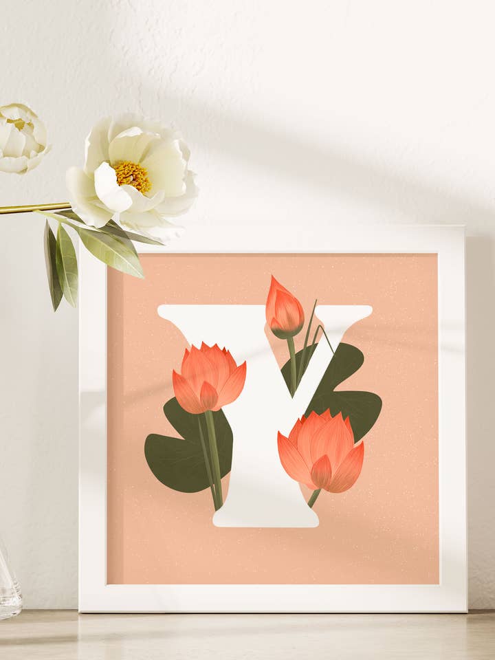 Impression artistique lettre Y pour la vente par Illustrations Its Funny Howww Inc