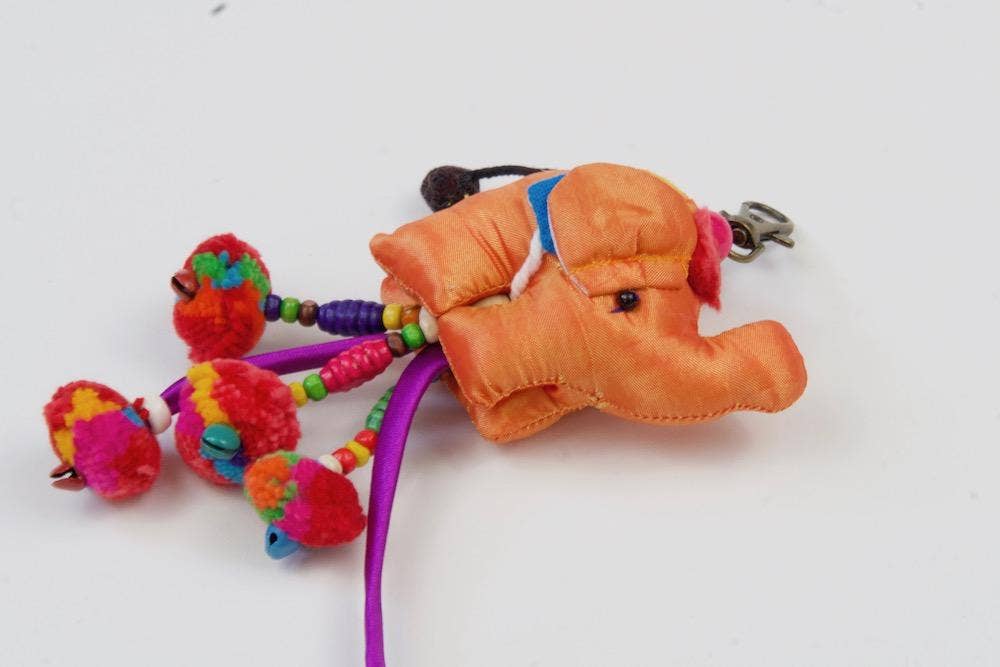 The Elephant Temple - Wholesale Keychain - Women's - Elephant Pom-Pom Key Chain8