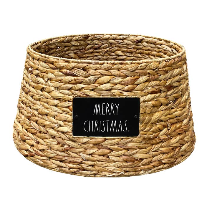 DesignStyles Home - Vente Jupes de sapin de Noël - Collier de sapin de Noël tissé circulaire Rae Dunn