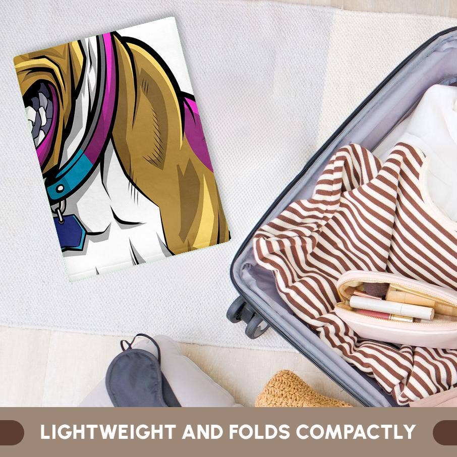 3dRose - Wholesale Bath Towel - 3dRose, Funny Cool Abstract Colorful Pitbull Puppy Dog Rescue Dog, Towel5