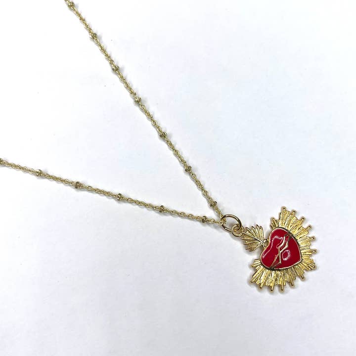Collier Sacré Coeur pour la vente par Oriana Lamarca Designs