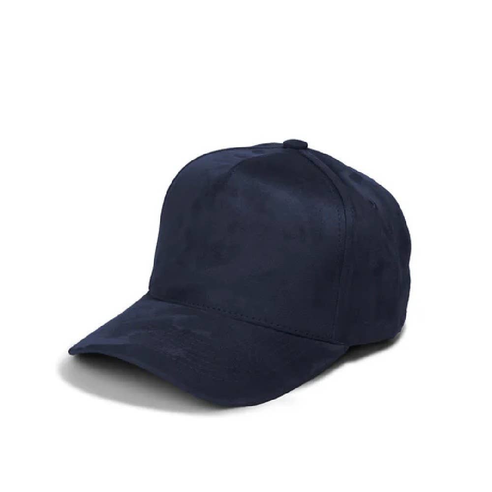 DOBBI – wholesale Baseball cap – Unisex – Plain 5Panel Full Suede Snapback Hat5