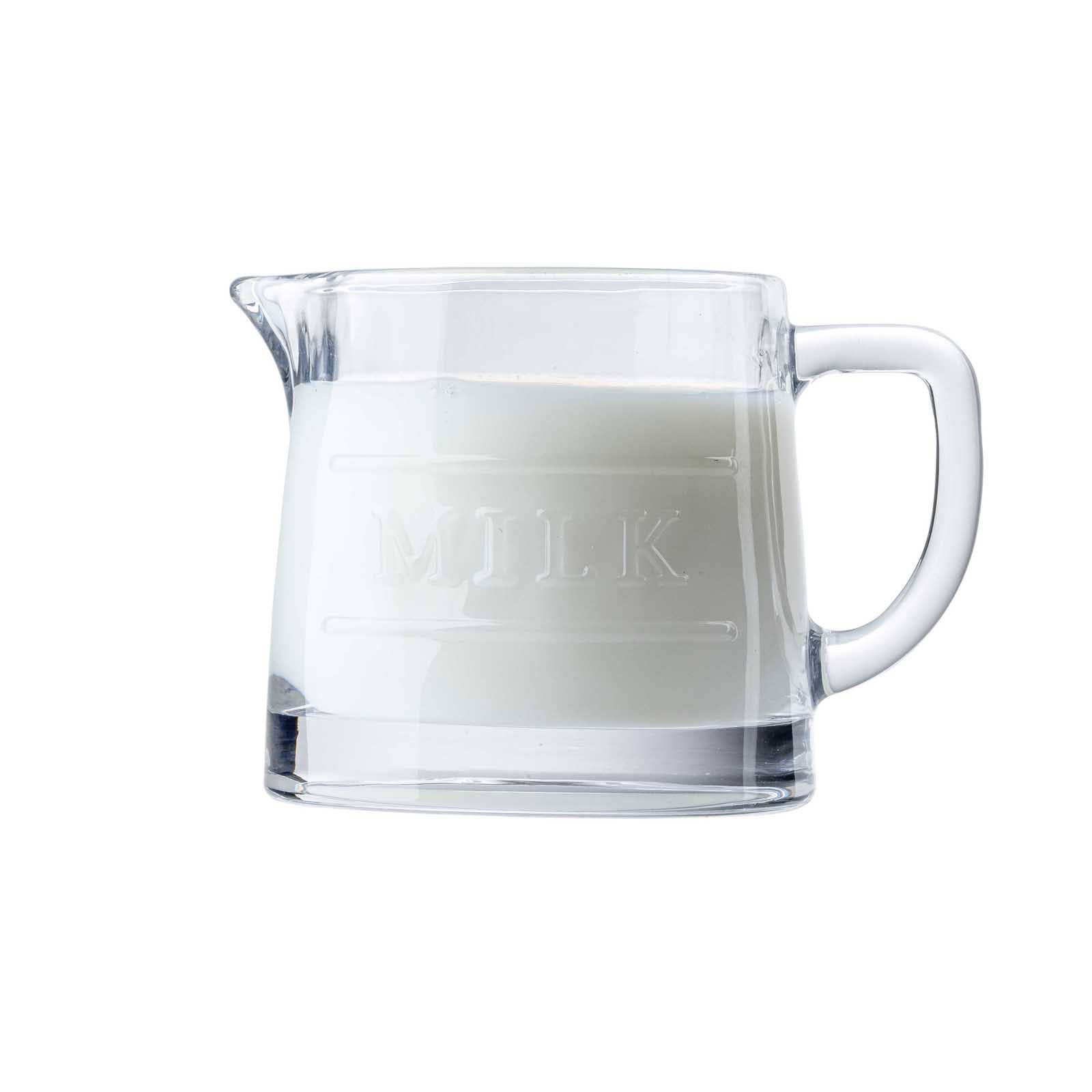 TableCraft Products Company - Wholesale Pitcher - 8 ounce Glass Milk Pitcher2