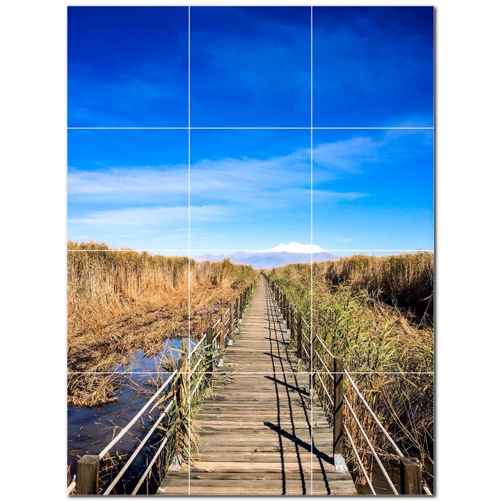 Bridge Keramikfliese Keramikfliesen-Wandbild PT500247 für den Großhandel von Picture-Tiles.com