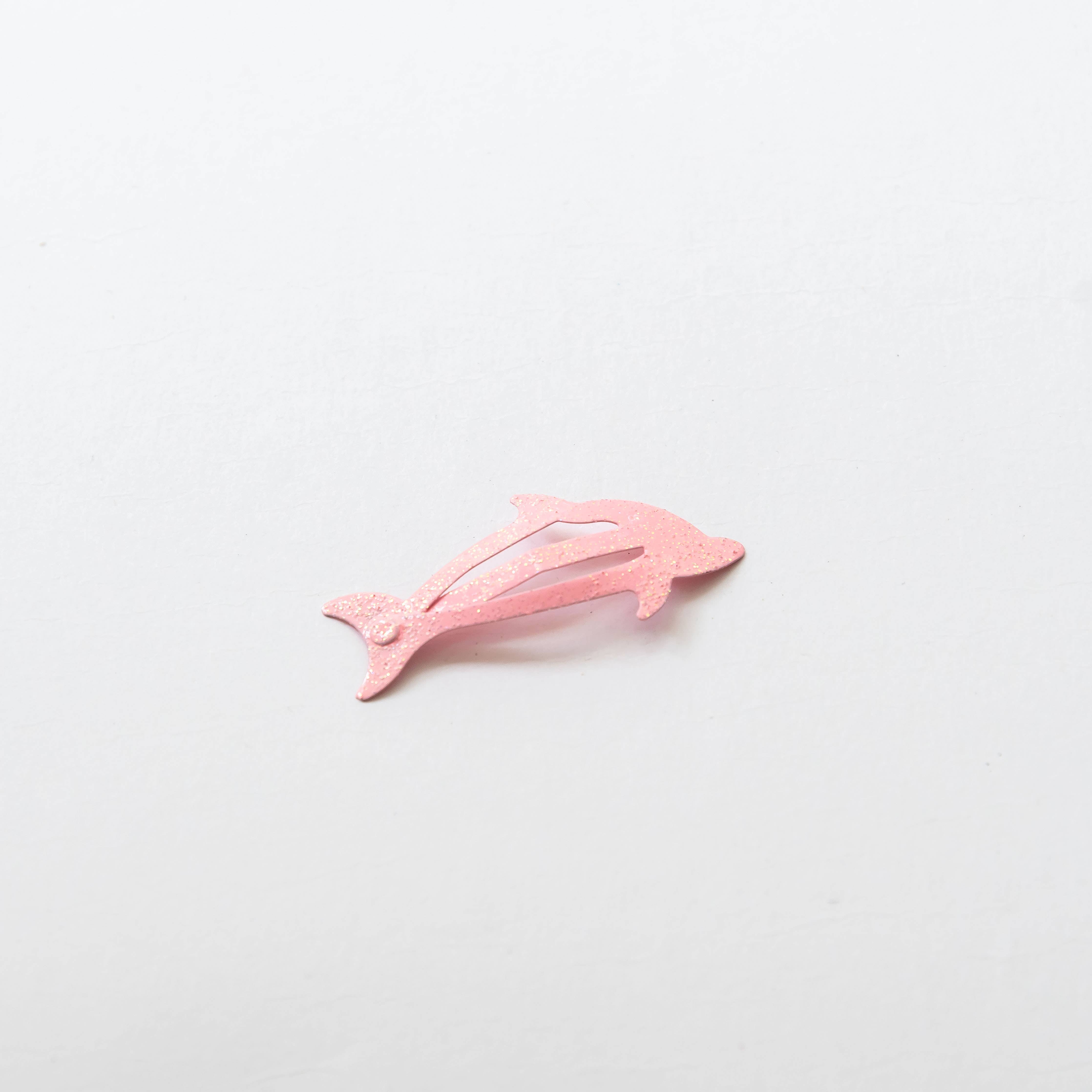 Tangle Shiny Stars – Großhandel Haarclip – Kinder – Metal-Haarspangen mit glitzernden Baby-Delfinen3