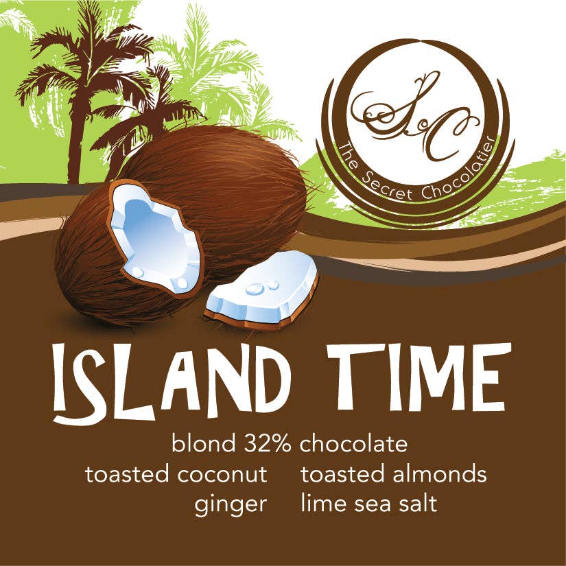 The Secret Chocolatier - Wholesale Chocolate Bar - Island Time Bark2