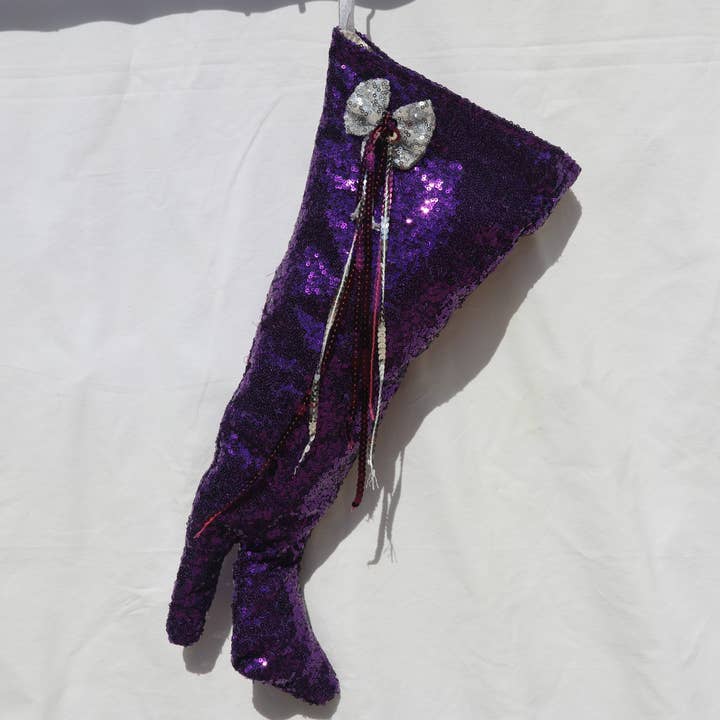 CocoMiaDesign – Großhandel Weihnachtsstrumpf – High Heel Weihnachtsstrumpf, Pailletten Damenstrumpf-Set3