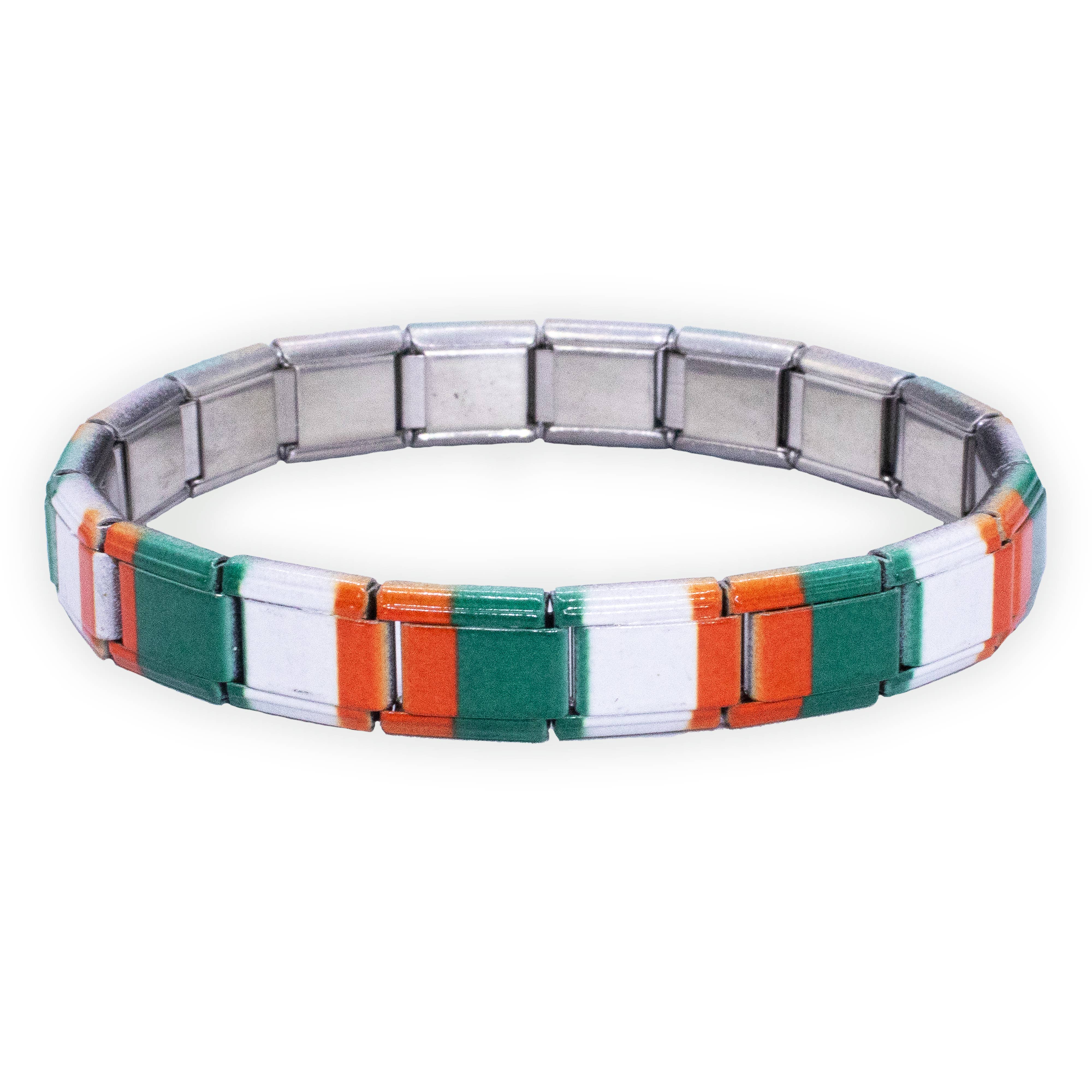 Natalia - Wholesale Charm/Dangle Bracelet - Italian Charm Bracelet Flags - Link Jewelry6