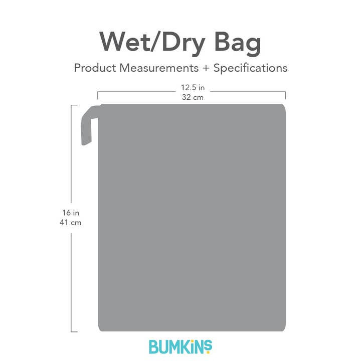 Bumkins - Wholesale Wet Bag - Kids & Baby - Wet/Dry Bag: Charcoal Check15