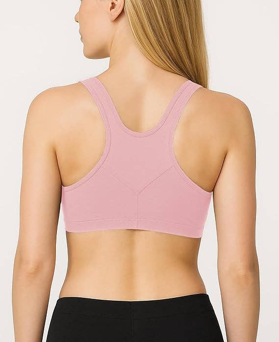 I-Wear Brands - Wholesale Sports Bra - Women's - Women's Cotton Racerback Pull-Over Sports Bra15
