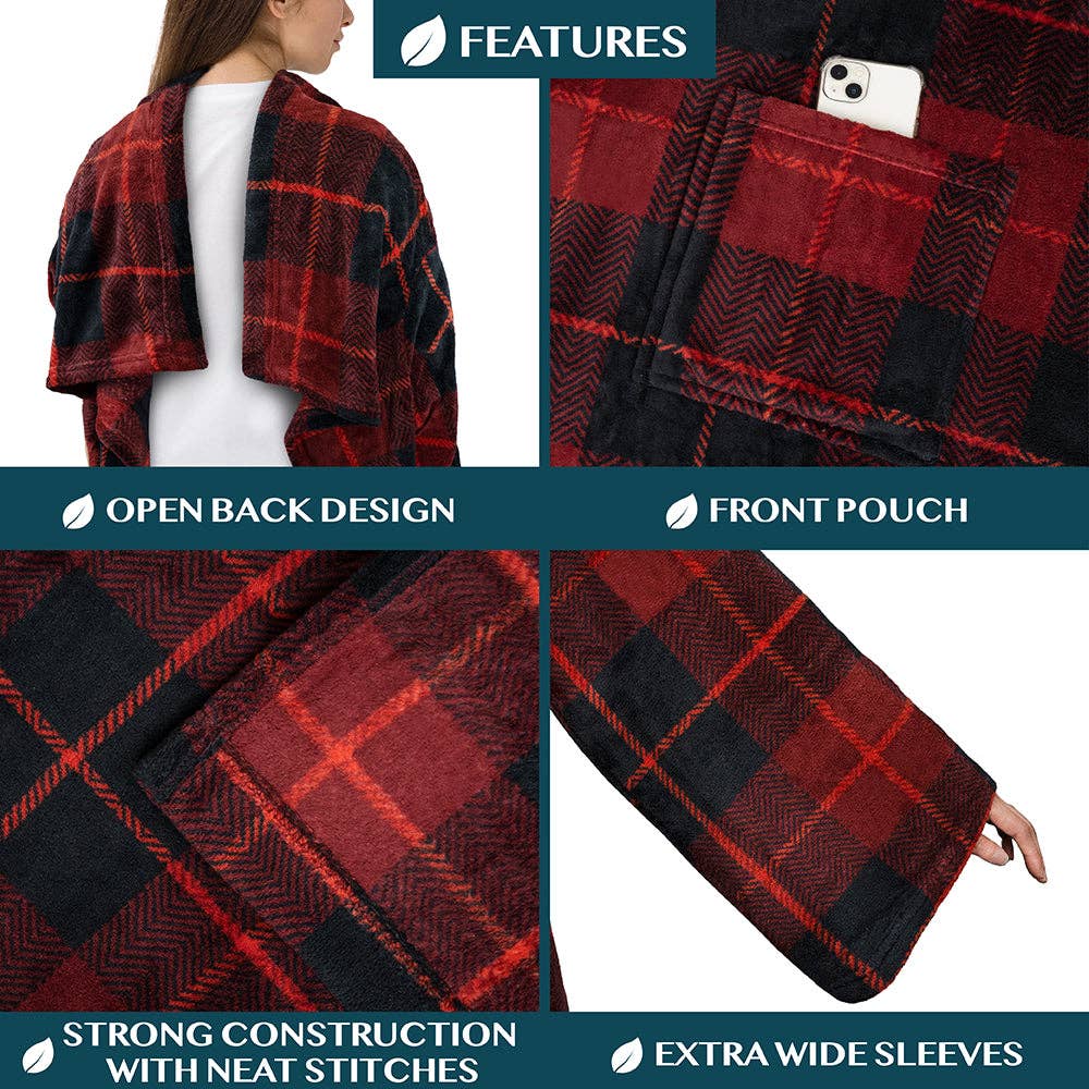 Pavilia - Vendita all'ingrosso Plaid - Coperta con maniche - Tasca applicata74