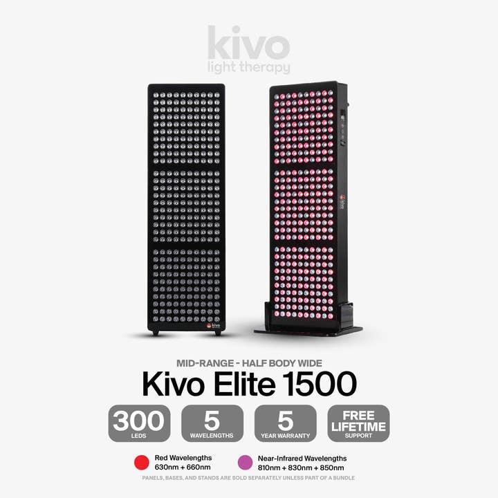 Kivo Elite 1500: Premium Large Red Light Therapy Panel for wholesale by Kivo Red Light Therapy