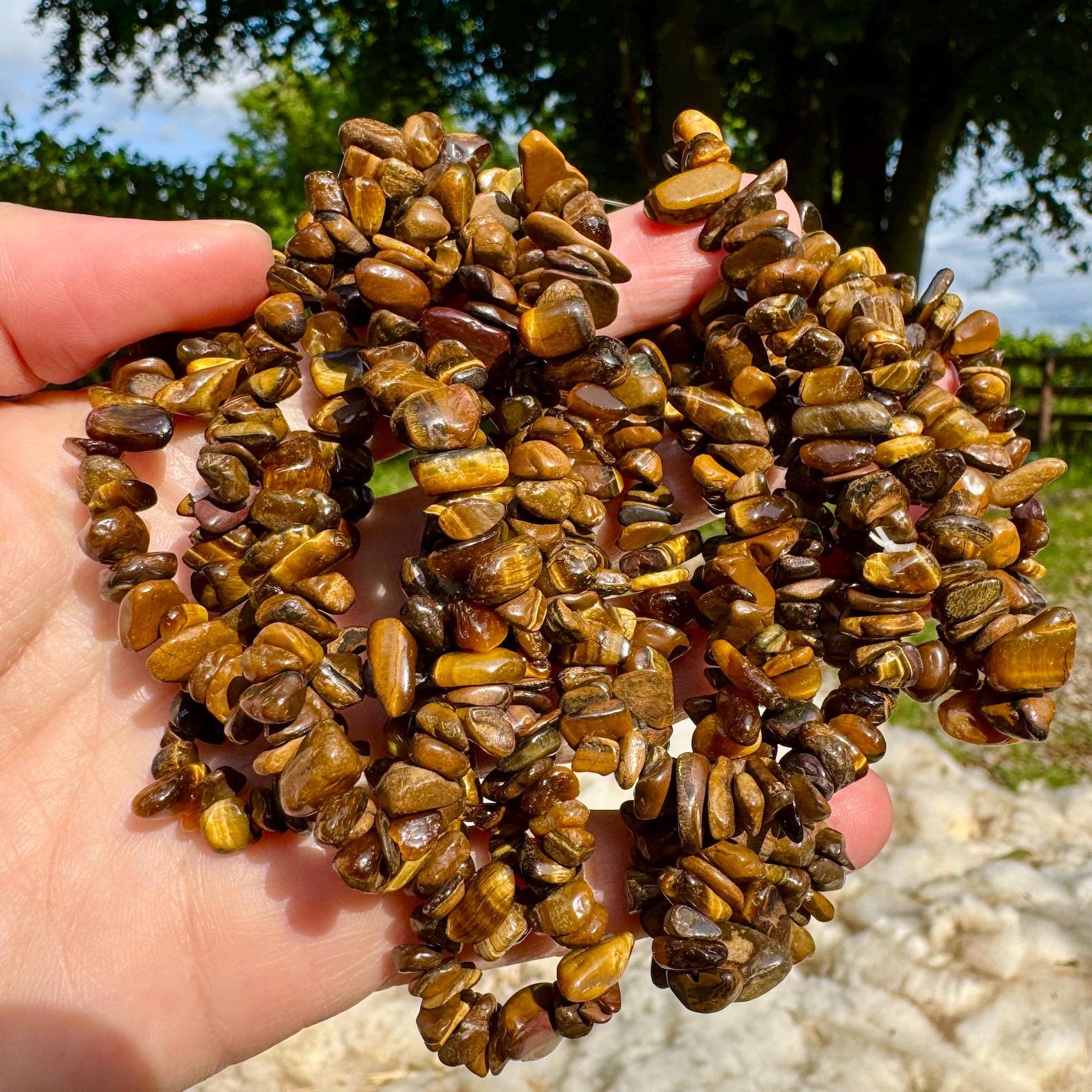 Elf Kendal Hippies - Wholesale Beaded Bracelet - crystal chip bracelet stretch bracelet gemstone jewelry elf8