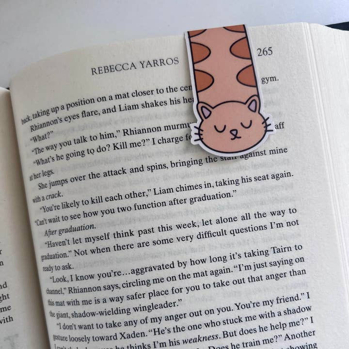 Marcador magnético de gato naranja para venta al por mayor de Mouthy Broad