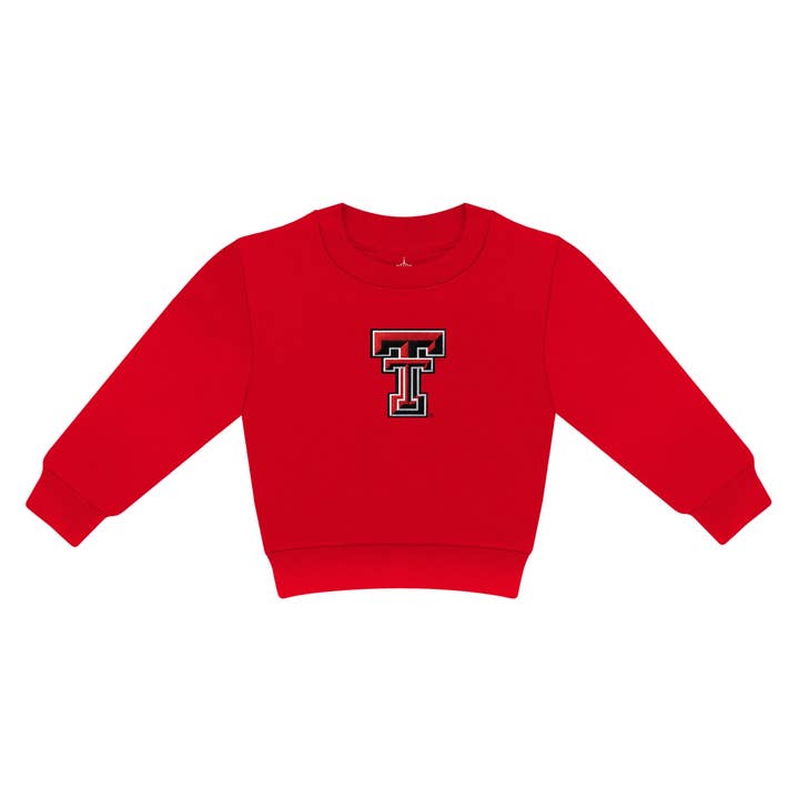 Creative Knitwear - Wholesale Sweatshirt - Kids - Texas Tech Red Raiders Kids Sweatshirt: Embroidery0