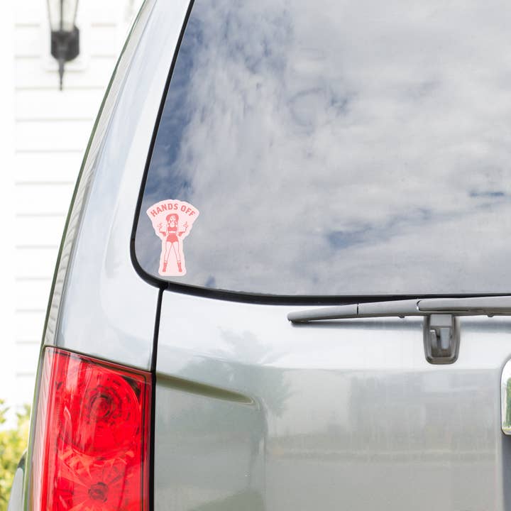 Juju and Moxie - Wholesale Sticker - Hands Off Vinyl Sticker