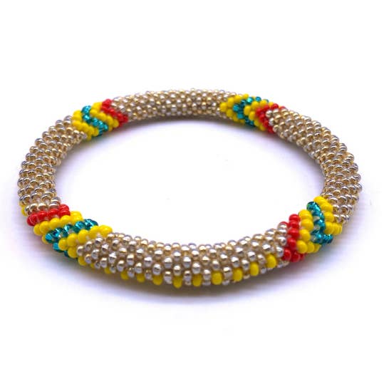 Hand-beaded bracelet from Nepal for wholesale by Beads4GoodCause