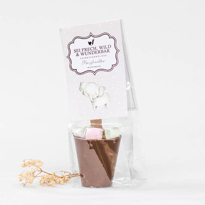Bake Affair GmbH - Wholesale Hot Cocoa Mix/Kit - Marshmallow drinking chocolate “Be cheeky, wild & wonderful”0