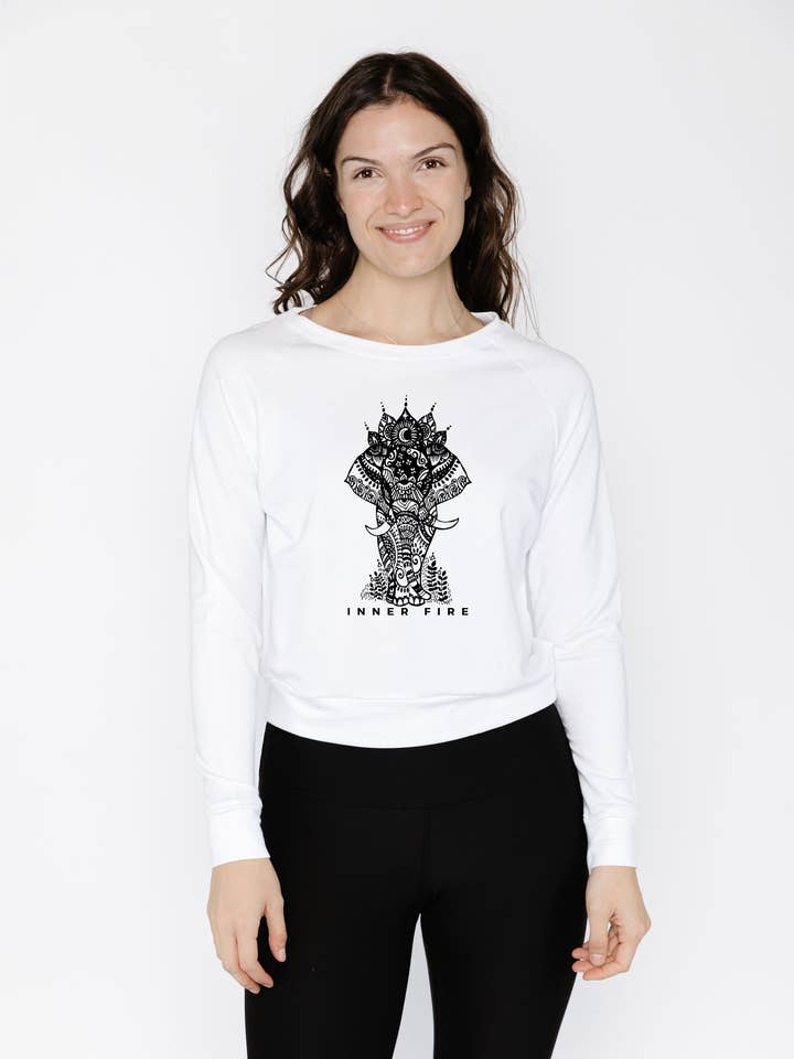Pullover - Caminhada do Elefante por atacado de Nominou Designs