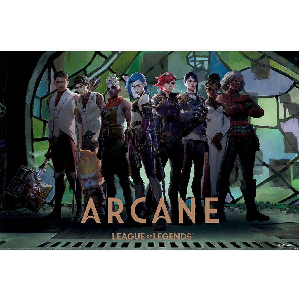 Pyramid International - Wholesale Poster - Arcane (Characters In Zaun Arcade) Maxi Poster0
