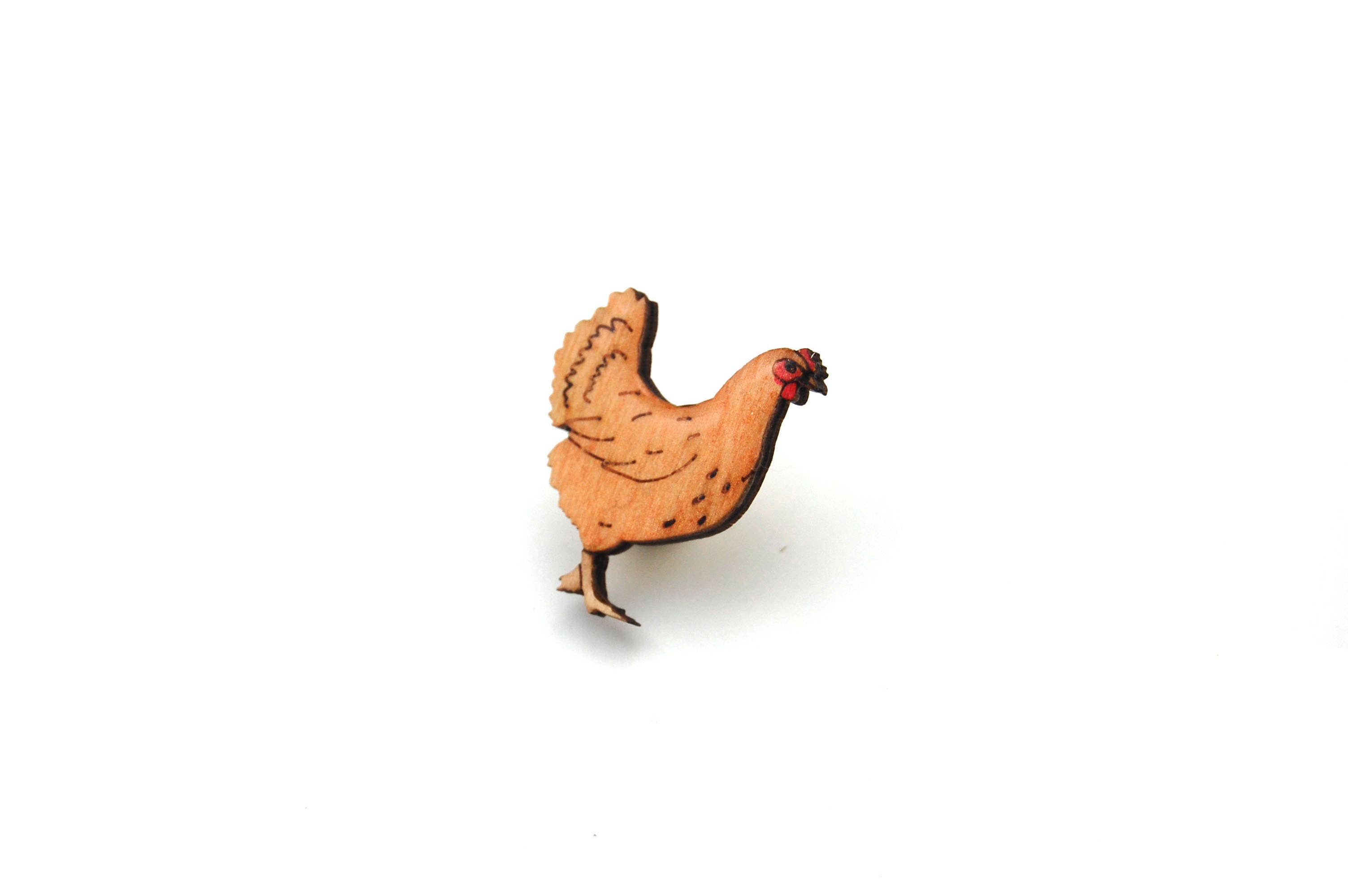 Bekbek Makes - Wholesale Brooch - Chicken Hen Pin Badge6