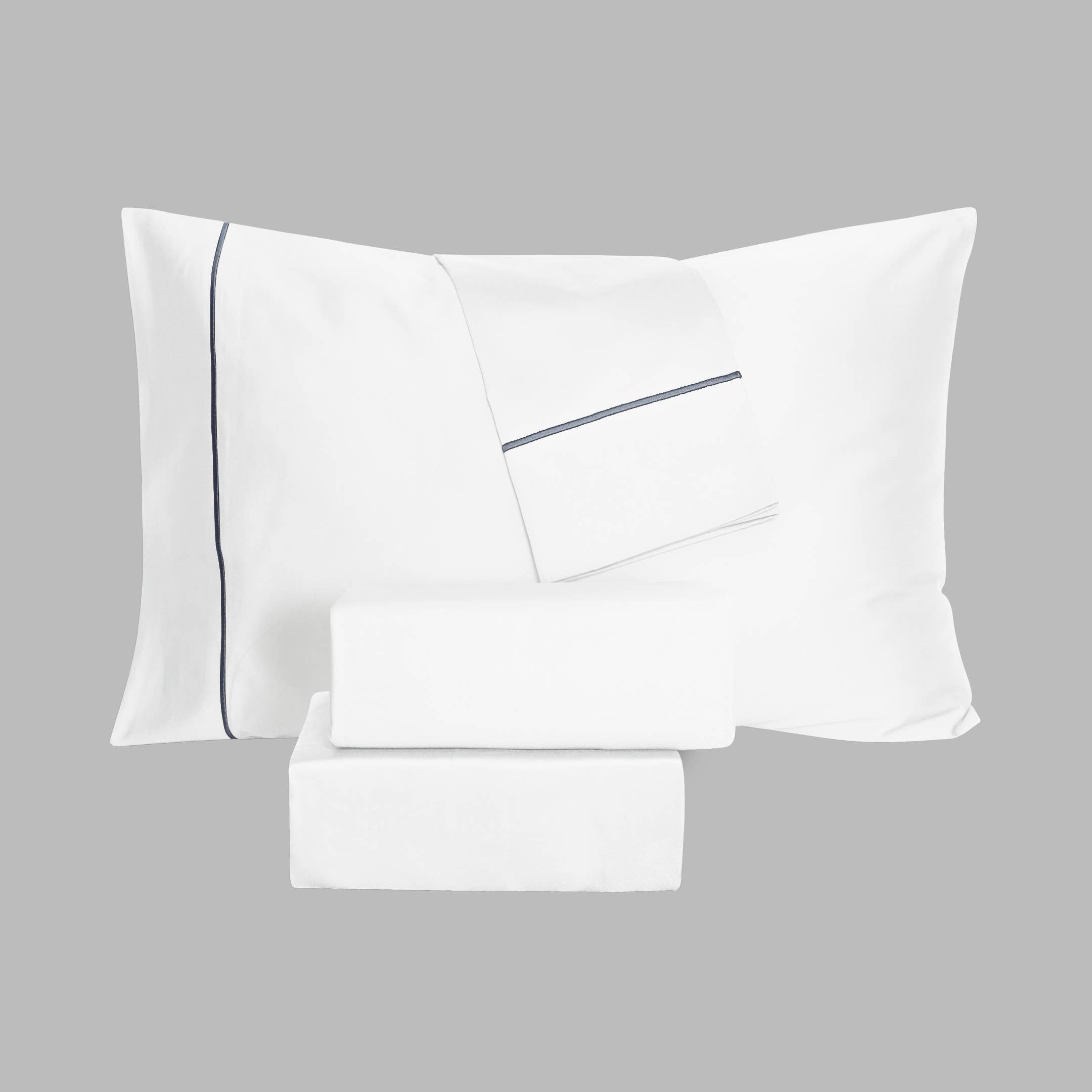 Cottonpassion_US – Conjunto de lençóis por atacado – Jogo de lençol em algodão cetim 400 fios com bordado - 4 peças9