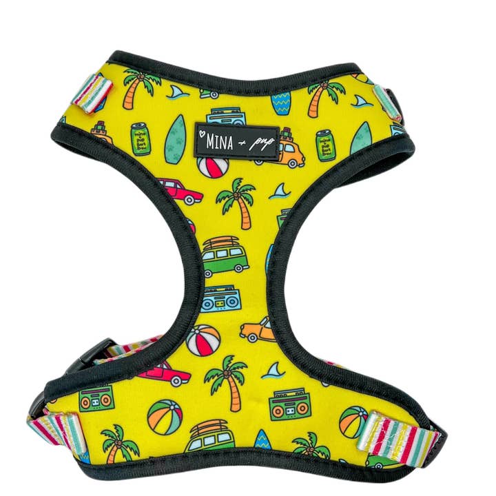 Mina + Pup - Wholesale Pet Harness - Dog - The Beach Bum Adjustable Dog or Cat Harness