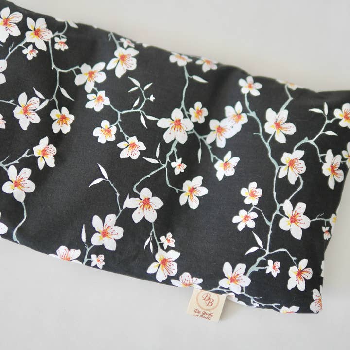 Almohadilla térmica seca, semillas de lino orgánico, negro almendro para venta al por mayor de De Bulle en Bulle