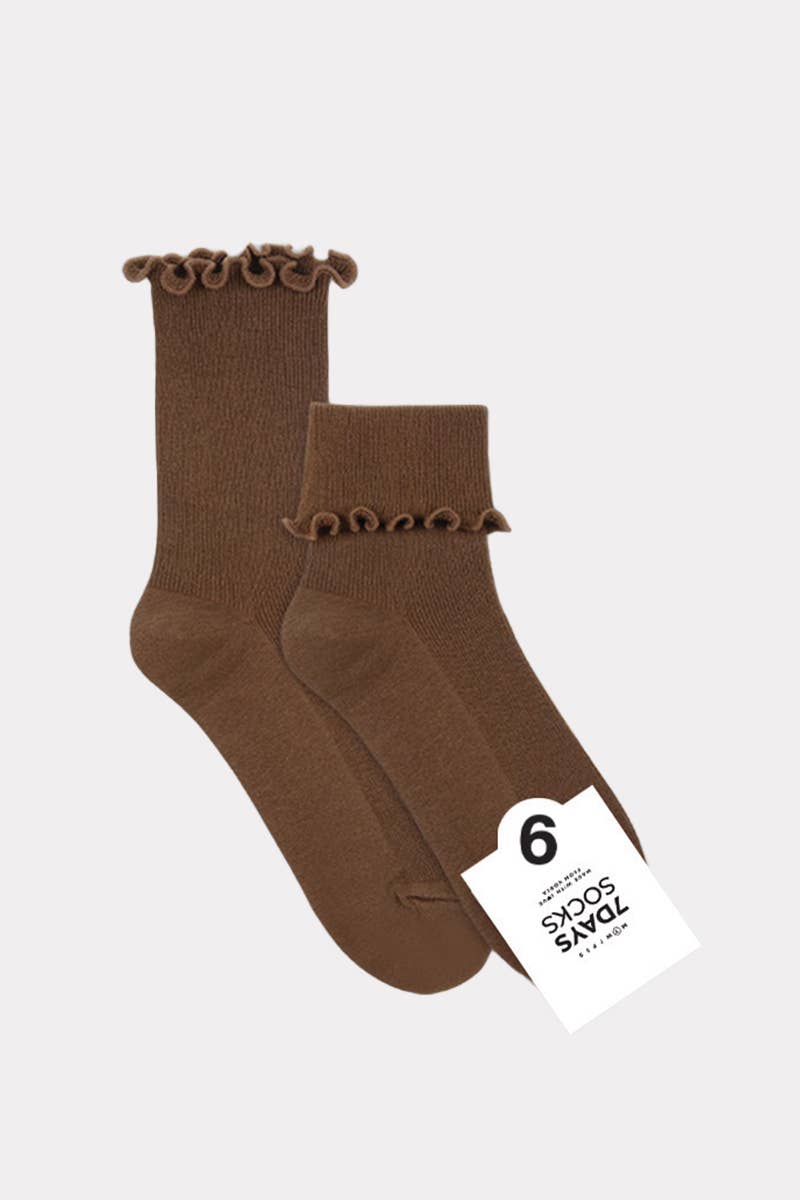 7DAYSSOCKS - Vendita all'ingrosso Calzini - Donna - Calzini da donna Crew Frill2